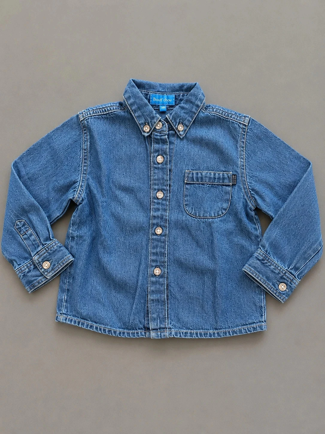 Chemise en jean Bout’chou – Taille 18 mois – Bon état